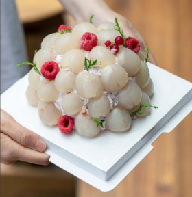 仲夏荔畔梅梢时令蛋糕