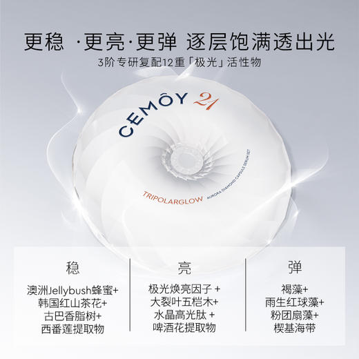 CEMOY澳诗茉 21天极光晶钻焕颜胶囊21粒（白月光） 商品图5