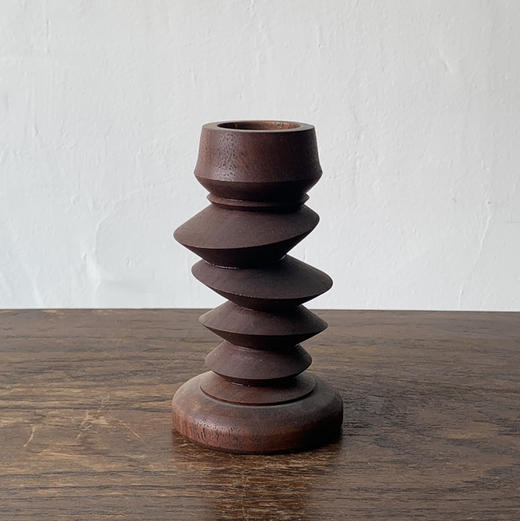 艺术家手作木制烛台 商品图0