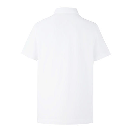 Canada Goose 加拿大鹅 2025春夏新品 男士经典徽章Beckley短袖Polo衫 白色 1600M 商品图1