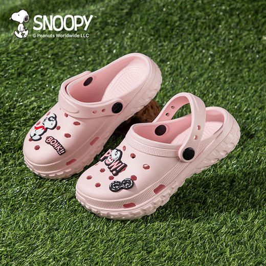 SNOOPY史努比童鞋儿童拖鞋夏季洞洞鞋户外休闲拖鞋30-41 商品图1