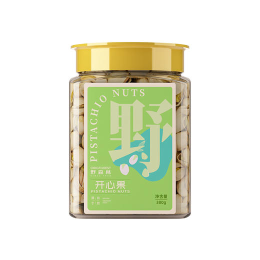 【野森林】罐装 甄选原色开心果 380g 商品图1