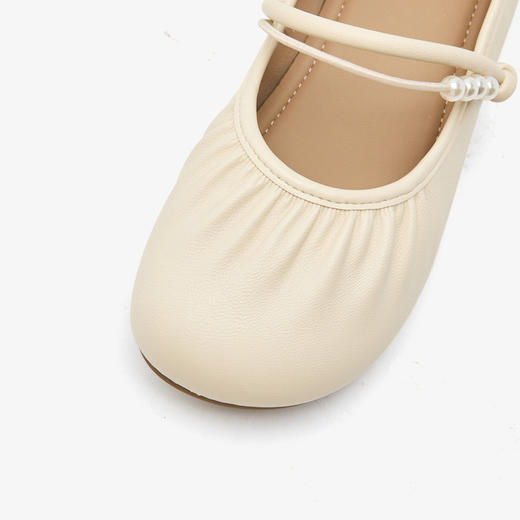 西遇法式玛丽珍鞋女新款春夏绝美舒适配裙子平底鞋软底单鞋V0656454 商品图5