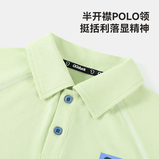 【120-165】【可可鸭】男童夏季短袖POLO衫T恤（95%棉 5%氨纶） 商品图6