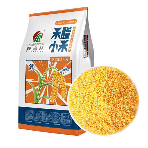 【野森林】（真空）米脂小米 1000g 商品图0