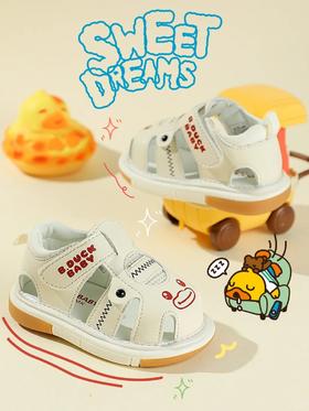 1岁萌宝的叫叫凉鞋👀有点太可爱啦！