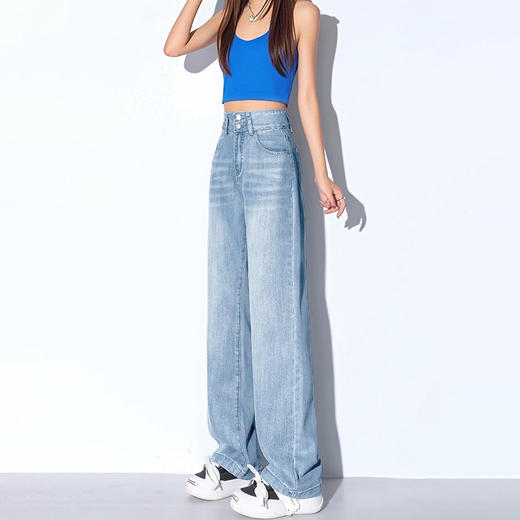 100%‍天丝莱赛尔牛仔裤👍3种裤长⚠热卖万单爆品！⁩品质极好！⁨舒服到飞起❗EP同款天丝直筒裤！⁢ 商品图6