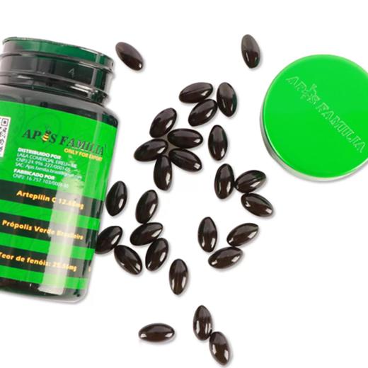 APIS FAMILIA巴西蜂胶软胶囊 原装进口 APIS高浓度绿蜂胶液 保健品礼盒  高浓度绿蜂胶1瓶（CDF） 商品图3