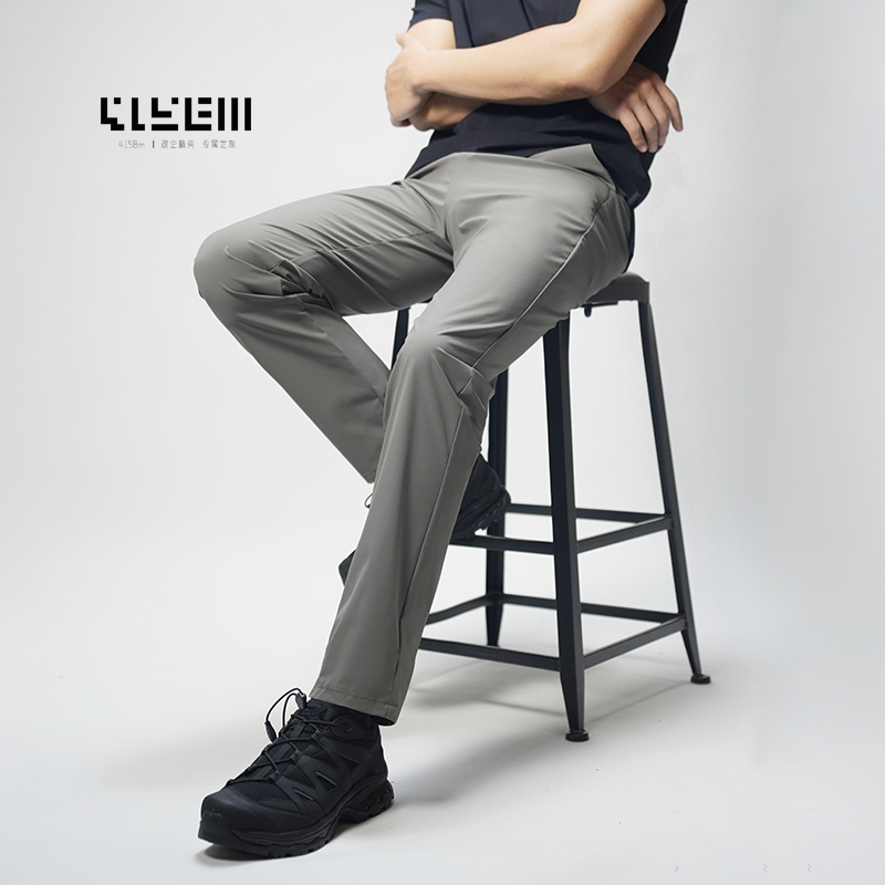 4158m 清野Pr0铜氨丝轻户外通勤长裤