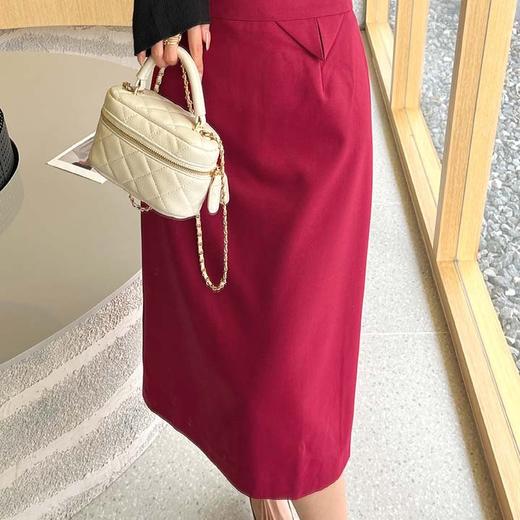 「K」洛诗琳42421气质OL通勤西装半身裙2025新款高腰直筒半裙1162 商品图4