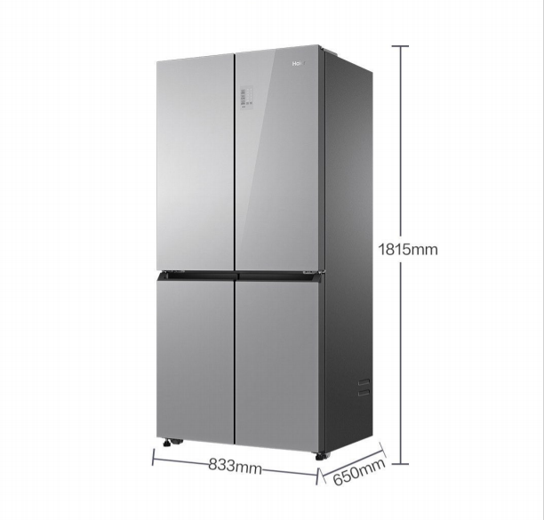 海尔 冰箱 BCD-475WGHTDEDRM 475升 十字四门冰箱 风冷 变频 一级能效 电脑控制 触摸操控