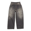 Acne Studios 2025春夏新品 男士2023M做旧复古宽松阔腿牛仔裤黑色 B00396 商品缩略图3