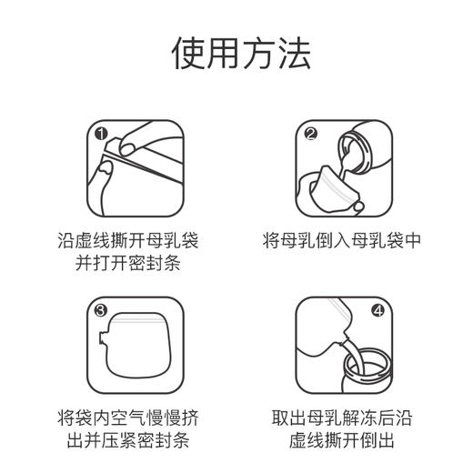 Snowbear小白熊一次性储奶袋120片 商品图5