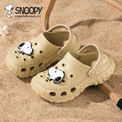 【秒杀】SNOOPY史努比童鞋儿童拖鞋男女童夏季新款防滑耐磨中大童家居凉拖洞洞鞋24-40 商品图1