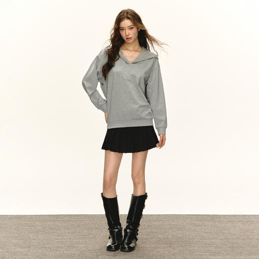 Ariseism 美式复古长袖T恤女春季新款宽松上衣 商品图4