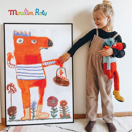 Moulin Roty 长腿豆豆玩偶 法式玩偶 适合全年龄 奇趣怪诞系列 法国品牌 716022 商品图5