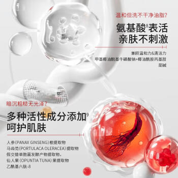 伊思（It’s skin）红参蜗牛洗面奶洁面乳女150ml 深层清洁泡沫绵密温和呵护护肤品 商品图2