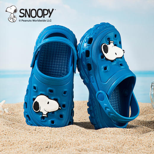 【秒杀】SNOOPY史努比童鞋儿童拖鞋男女童夏季新款防滑耐磨中大童家居凉拖洞洞鞋24-40 商品图6