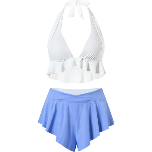 sisia泳衣女高级感2025新款显瘦性感纯欲绝美分体泳衣温泉比基尼SWB24-12A 商品图9