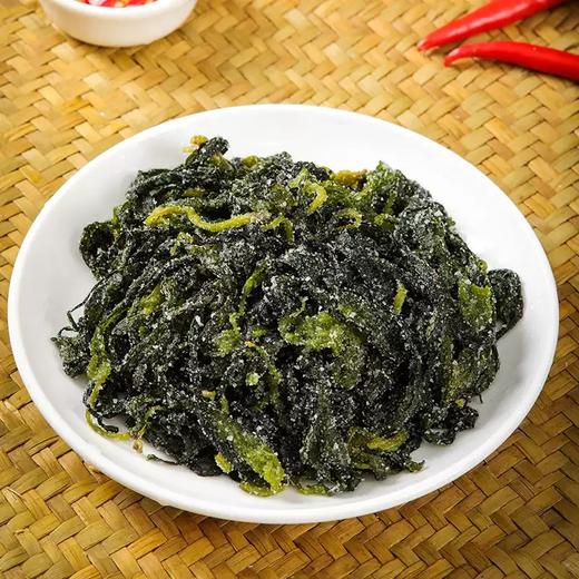 霞浦海带嫩苗#嫰滑鲜爽，盐渍锁鲜无添加，低脂肪好吃不胖，色泽翠绿无海腥味，凉拌火锅煲汤，1袋凉拌3-4人份 商品图2