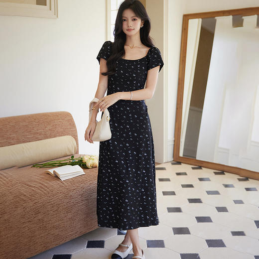 下单就送一条安全裤【AUChris法式氛围感出游连衣裙系列】森系小清新 藏肉显瘦 每一款都好看 商品图6