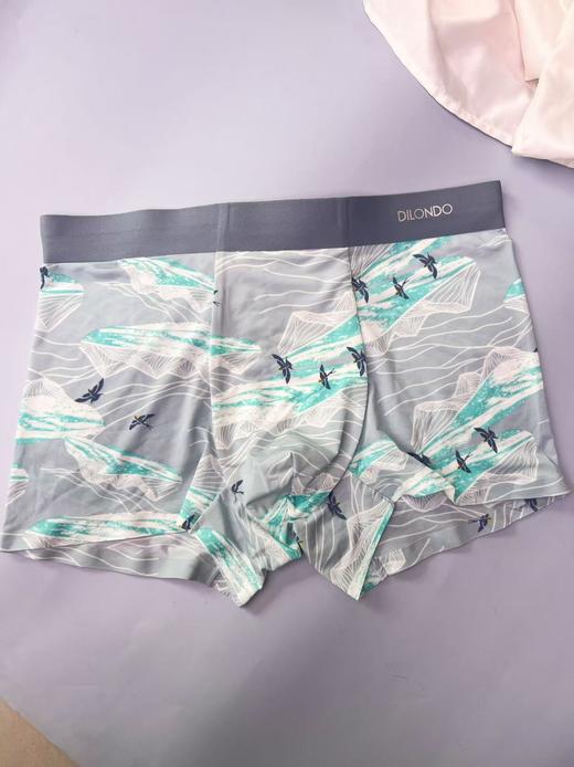 冰丝男士内裤透气吸汗夏季清凉舒适凉感冰爽顺滑 商品图6