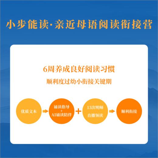 【预售2026 小步能读】·亲近母语阅读衔接营 商品图2