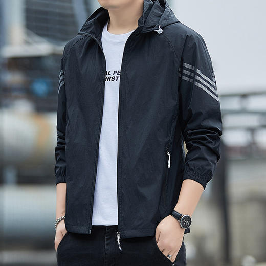 红览 防紫外线冰丝皮肤衣连帽速干上衣2680 商品图3