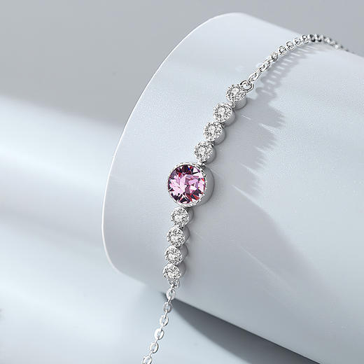 Winy925银海洋心手链配证书送女友闺蜜节日礼物 商品图1