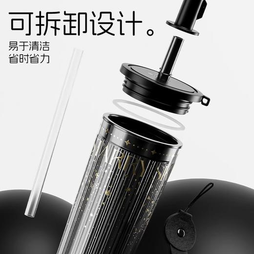 【75元会员福利】优仅闪耀吸管杯530ml   高颜值大容量车载   商品图4