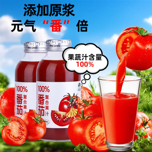 【全国包邮】新疆番茄复合果汁（318ml*5瓶） 商品图4
