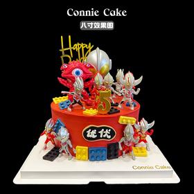 奥特曼大眼怪蛋糕