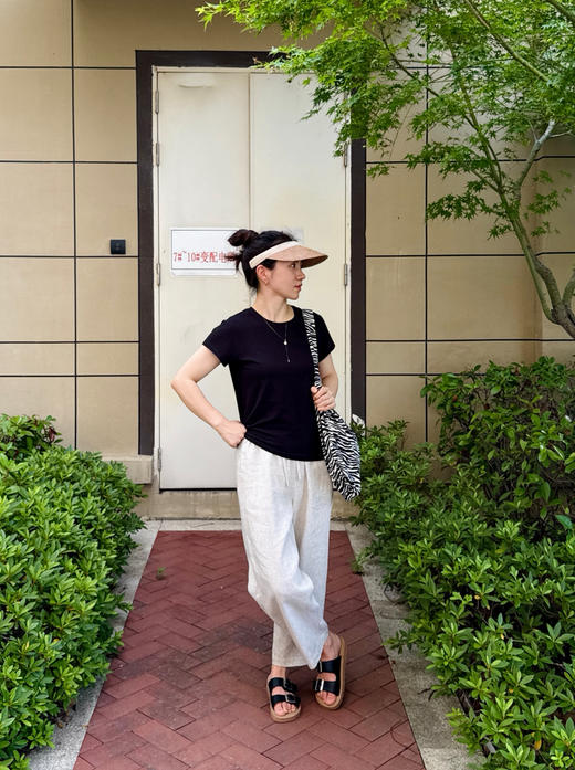 row静奢--夏强捻薄短袖T恤/老客bi入【包邮+三天无理由退huan 商品图11