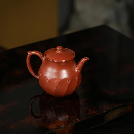 龙德堂陶艺 汤宣武制《孔雀开屏》200cc 原矿大红袍  库存请咨询客服 商品图2