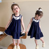 【时尚牛仔吊带裙两件套，洋气套装！】女童牛仔吊带裙两件套 2025夏季新款 时尚小女孩洋气套装 中小童夏装-QQ 商品缩略图0