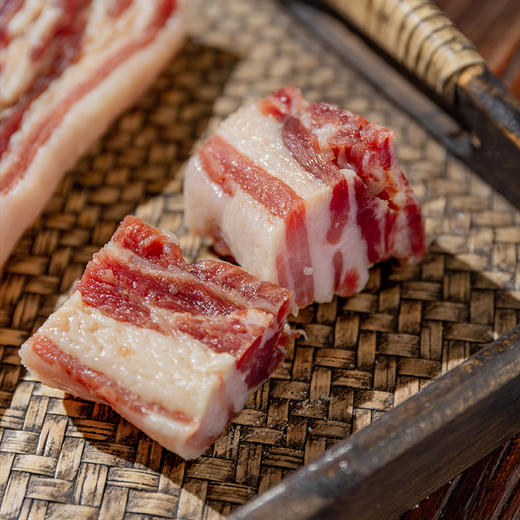 金字水晶风肉260g五花腊肉低温风干咸肉特色腊味咸甜味咸腊肉 商品图7