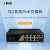 9口百兆智能PoE交换机 塑铝外壳 P9109ES 商品缩略图0