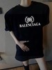 高品质 Balenciaga巴黎世家联名款麦穗字母大logo男女同款情侣三色短袖 商品缩略图2