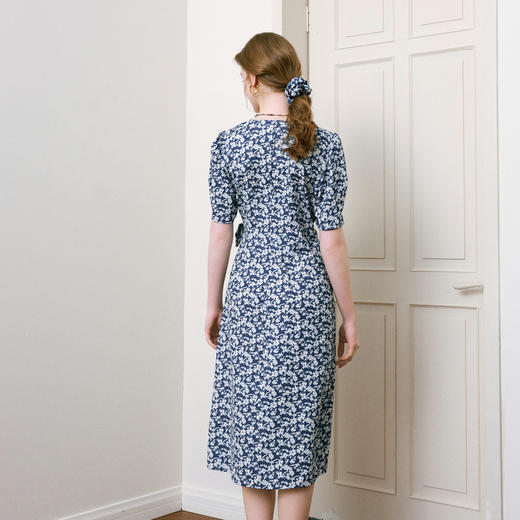 【商场同款】诗凡黎法式碎花连衣裙2025夏一片式茶歇裙3G4390401 商品图4