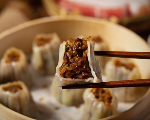 【中华老字号】张力生 拇指猪肉糯米烧卖 375g*3 商品图2