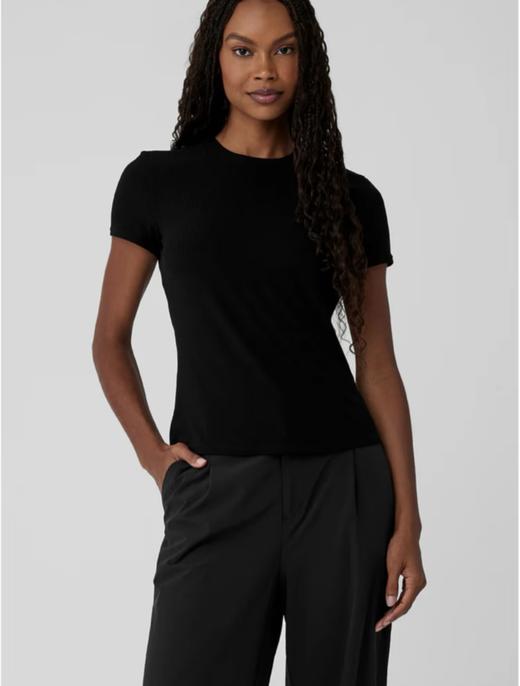 代工厂出！面料敲级舒服的alo螺纹修身短袖T恤！ 商品图8