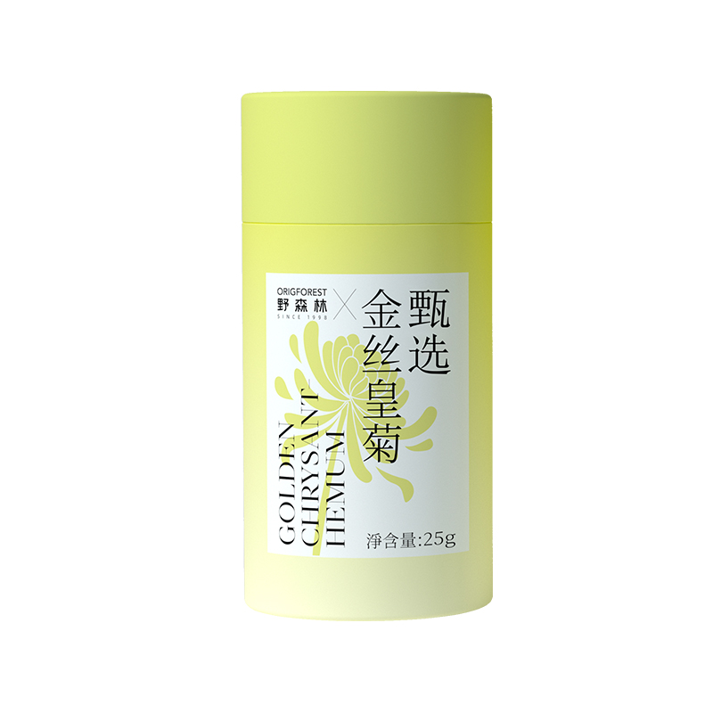 【野森林】甄选金丝黄菊 25g 罐装