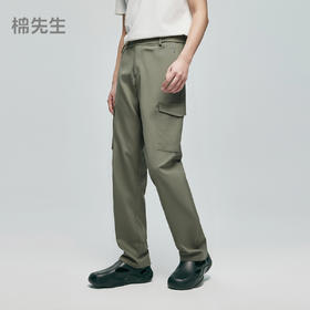 棉仓363818037-锦氨弹力工装多袋裤