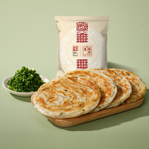 【中华老字号】张力生 黄油牛奶葱油饼/手抓饼 1000g*2/1000g*3 商品图0
