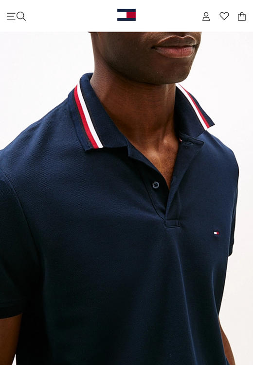 T.H 撞色螺纹领口 小标刺绣 翻领短袖POLO衫 TX523 商品图2