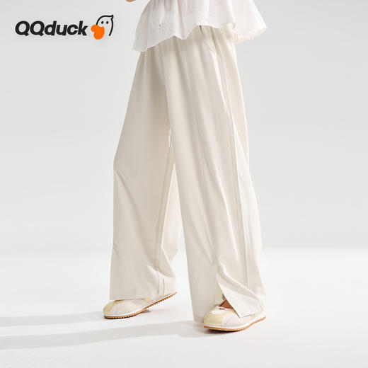 【120-165】【可可鸭】女童夏季凉感长裤宽松阔腿裤 商品图3