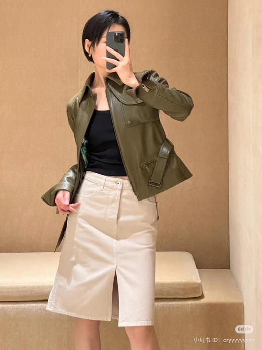 65-1 独家圆正 BBR成衣染色蓝皮牌牛仔半裙 我穿12码宽松效果 商品图8