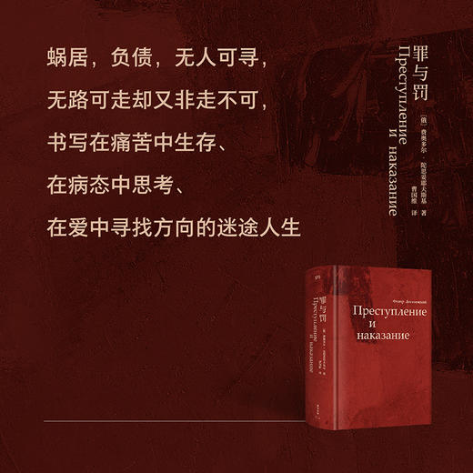 罪与罚  经典译本2025新修订 刑法学教授罗翔推荐 一次犯罪的心理报告，抵达人类心灵的一切深层活动 商品图1