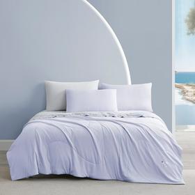 梦洁  冰肌凉感大豆夏被：小冰豆（紫灰