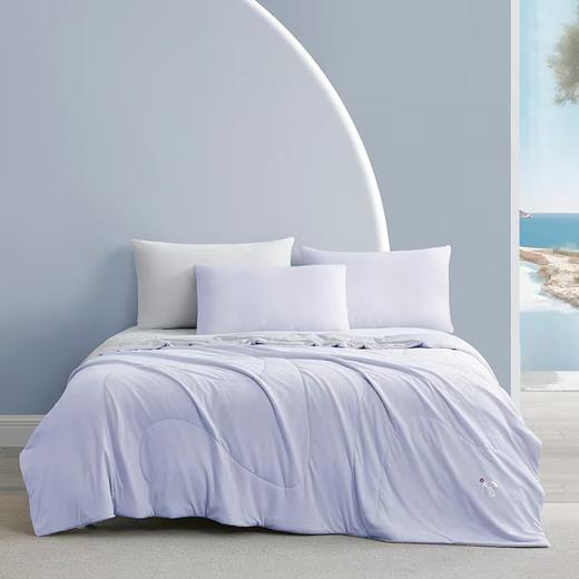 梦洁  冰肌凉感大豆夏被：小冰豆（紫灰 商品图0